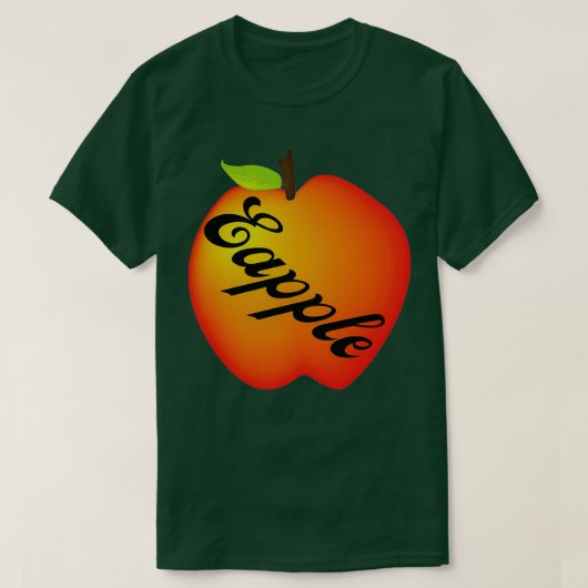 赤いEapple Eapple 2 Tシャツ (デザイン正面)
