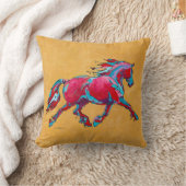 赤いFriesianの装飾用クッション クッション (ブランケット)