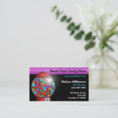 赤いGumball機械名刺 名刺 (スタンド正面)