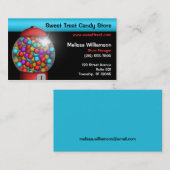 赤いGumball機械名刺 名刺 (正面/裏面)