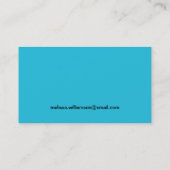 赤いGumball機械名刺 名刺 (裏面)