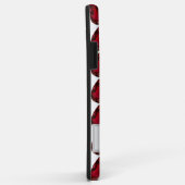 赤いiPhoneケースファセットジェムストーン梨ルビー Case-Mate iPhoneケース (裏面/右)