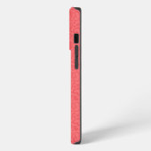 赤いiPhoneケース(ハート付) iPhoneケース (左側面)