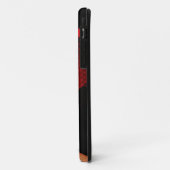 赤いIphone5のレトロの女性 Case-Mate iPhoneケース (裏面/左)