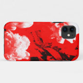 赤いjGibnのStratfordにAvonの白い花 Case-Mate iPhoneケース (裏面(横))