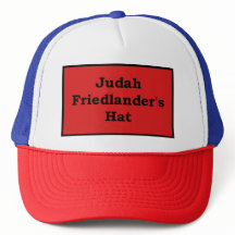 赤いJudah Friedlanderの帽子