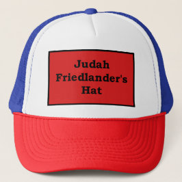 赤いJudah Friedlanderの帽子 キャップ