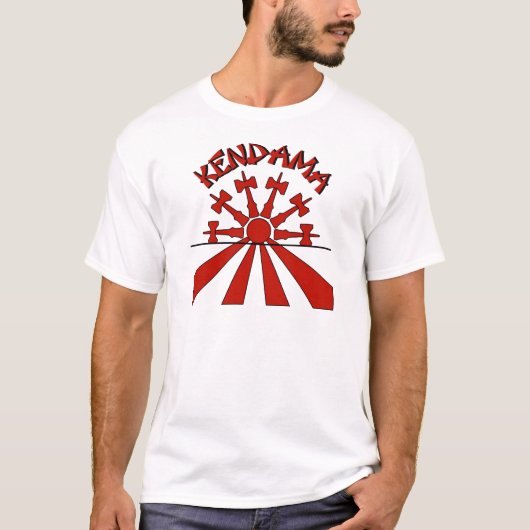 赤いKendama日曜日 Tシャツ (正面)