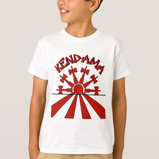 赤いKendama日曜日 Tシャツ (正面)