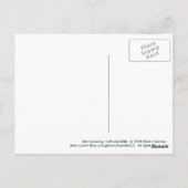 赤いLacewing ポストカード (裏面)