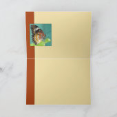 赤いLacewing Buterfly カード (内部)