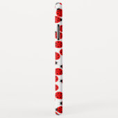 赤いLadybugsパターン Case-Mate iPhoneケース (裏面/右)