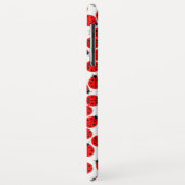 赤いLadybugsパターン Case-Mate iPhoneケース (裏面/左)