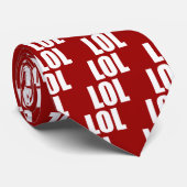 赤いLOLのタイ ネクタイ (ロール)