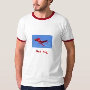 赤いMig Tシャツ
