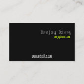 赤いMixtape 名刺 (裏面)