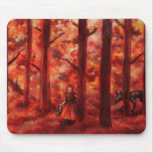 赤いmousepad マウスパッド