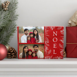 赤いNoel 2フォトブロック フォトブロック