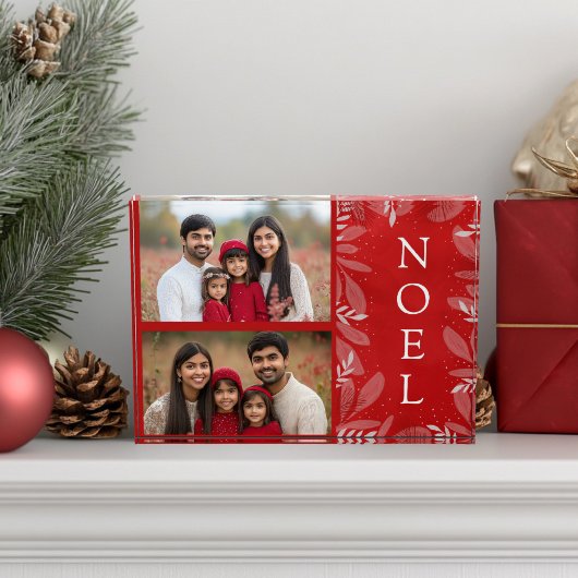 赤いNoel 2フォトブロック フォトブロック