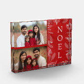 赤いNoel 2フォトブロック フォトブロック (左)