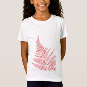 赤いNZの銀製シダのワイシャツ Tシャツ