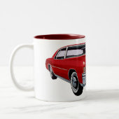 赤いOldsmobile Toronado ツートーンマグカップ (左)