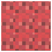 赤いPixelatedパターン|ゲーマー ファブリック (クローズアップ)