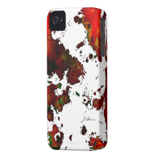 赤いPsy 4GS Case-Mate iPhone 4 ケース