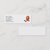 赤いRagdoll スキニー名刺 (正面/裏面)