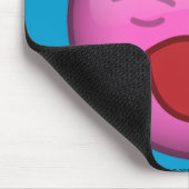 赤いRasberry マウスパッド (コーナー)