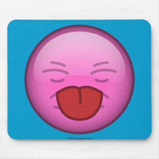 赤いRasberry マウスパッド (正面)