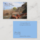 赤いRock Creek 名刺 (正面/裏面)