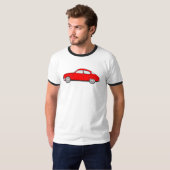 赤いsaab 96 tシャツ (正面フル)