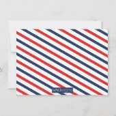  赤いSave the Date郵便コレクション セーブザデート (裏面)