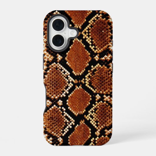 赤いSnakeskin iPhone / iPadケース 16ケース (裏面)