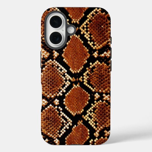 赤いSnakeskin iPhone / iPadケース Case-Mate iPhoneケース (裏面)