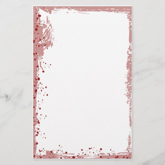 赤いsplat 便箋 (正面)