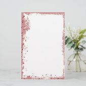 赤いsplat 便箋 (スタンド正面)