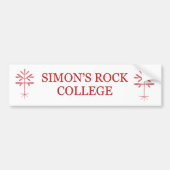 赤いSRC & Sapling付きバンパーステッカー バンパーステッカー (正面)