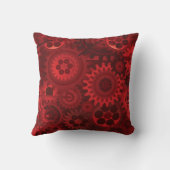 赤いSteampunk クッション (裏面)