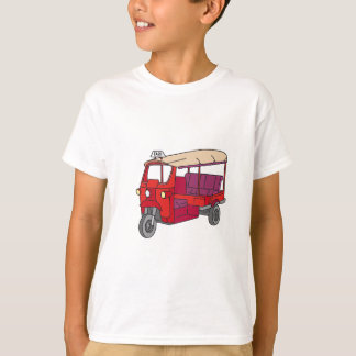 赤いTuktuk Tシャツ