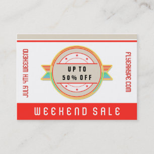 赤いV3を販売するフライヤの誇大宣伝のバッジの店の販売 名刺