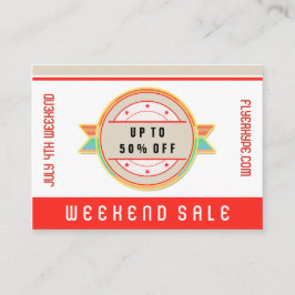 赤いV3を販売するフライヤの誇大宣伝のバッジの店の販売 名刺