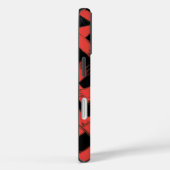 「赤いXs on Black with Hidden Eyes」 Case-Mate iPhoneケース (裏面 / 右)