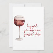 赤おい女の子ワイン引用文 シーズンカード (正面)