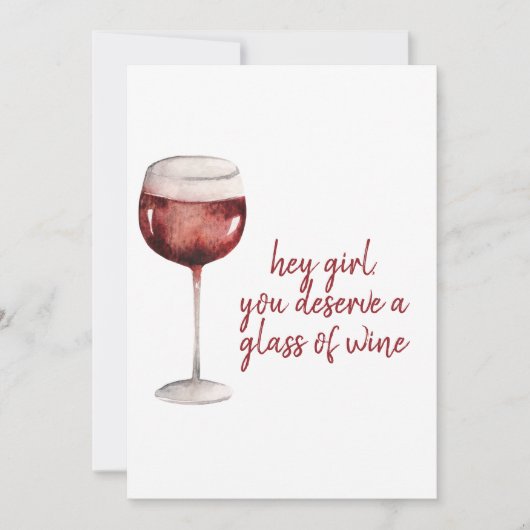 赤おい女の子ワイン引用文 シーズンカード (正面)