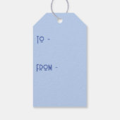 赤おもしろいいオンドリ ギフトタグ (裏面)