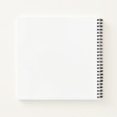 赤おもしろいい読キノコの下のモルモット ノートブック (裏面)