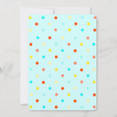 赤おもしろいちゃんシャワー 招待状 (裏面)