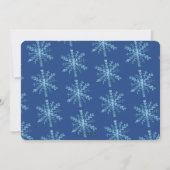 赤おもしろいちゃんブルー静かナイトOne写真 シーズンカード (裏面)